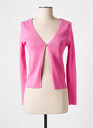 Vestă cu mâneci lungi roz GRACE & MILA femeie