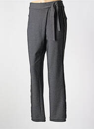 Pantalon slim talie elastică talie înaltă negru BEATE HEYMANN femme
