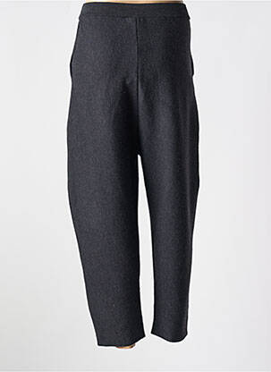 Pantalon 7/8 talie înaltă talie înaltă gri CPC femeie