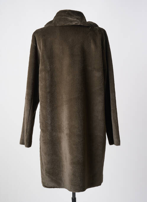 Palton lung verde BEAUMONT femeie