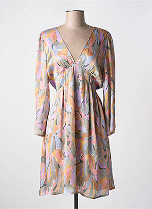 Rochie scurtă mâneci lungi mâneci lungi roz RUE DES ABBESSES femeie