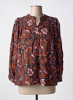 Cămașă maro RUE DES ABBESSES femeie