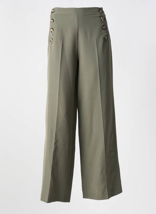 Pantalon drept verde RUE DES ABBESSES femeie