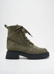 Botine/ghete toc mic toc de 4 la 6 cm verde VANESSA WU femme