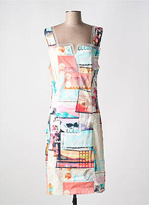 Rochie midi albastru QUATTRO femeie