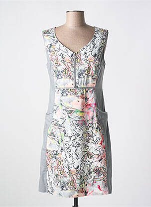 Rochie scurtă gri QUATTRO femeie