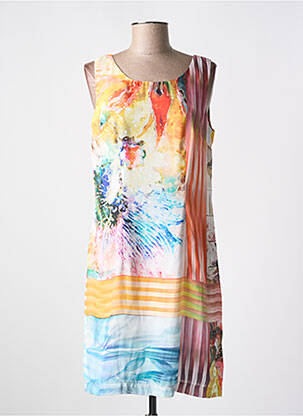 Rochie midi galben QUATTRO femeie