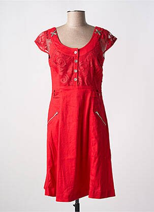 Rochie midi roșu QUATTRO femeie