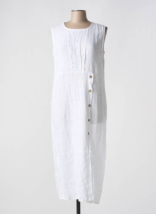 Rochie lungă alb QUATTRO femeie