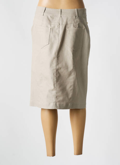 Fustă midi bej QUATTRO femeie