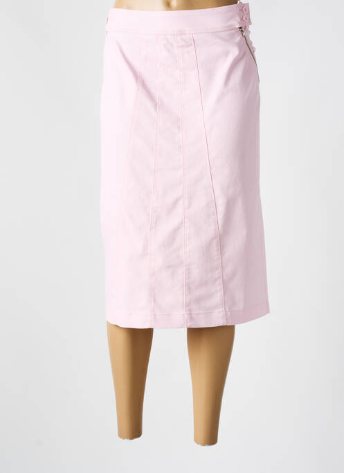Fustă midi roz QUATTRO femeie