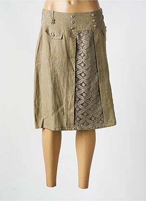 Fustă midi verde QUATTRO femeie