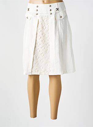 Fustă midi bej QUATTRO femeie