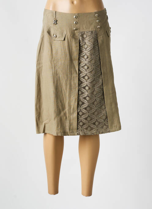 Fustă midi verde QUATTRO femeie