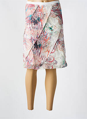 Fustă midi alb QUATTRO femeie