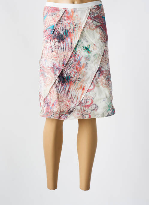 Fustă midi alb QUATTRO femeie