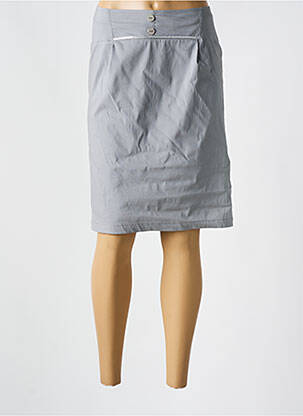 Fustă midi gri QUATTRO femeie