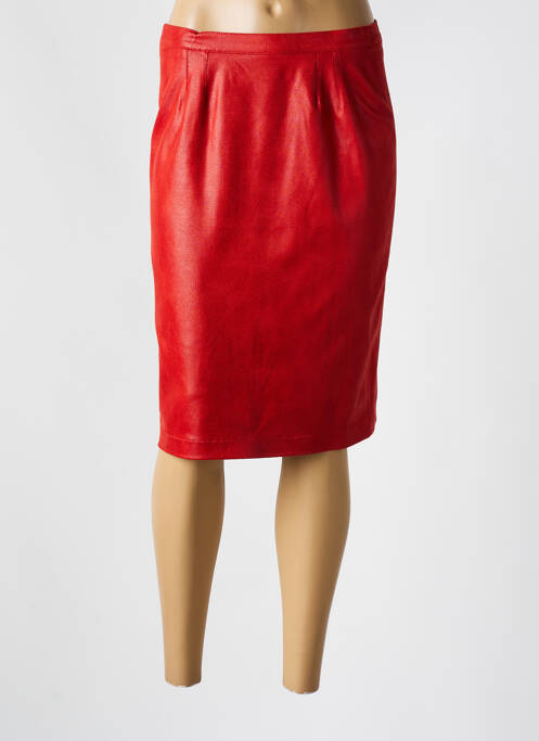 Fustă midi roșu JUMFIL femeie