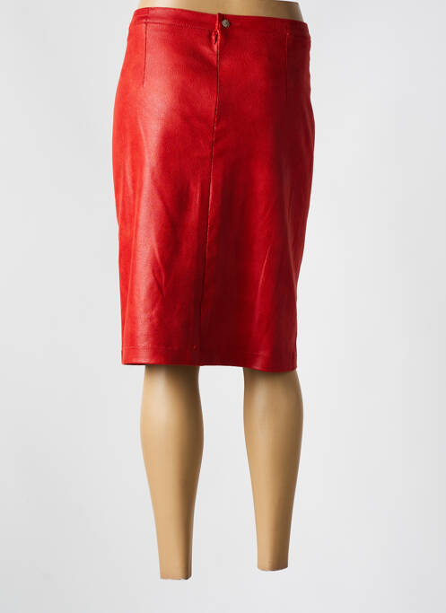 Fustă midi roșu JUMFIL femeie