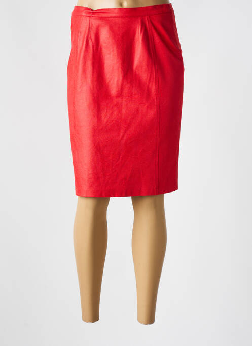 Fustă midi roșu JUMFIL femeie
