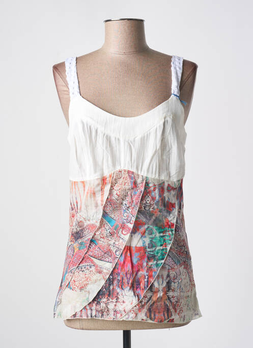 Top alb QUATTRO femeie