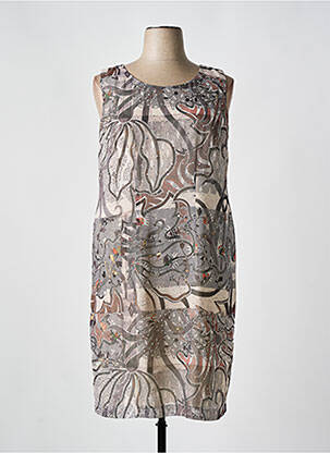 Rochie midi bej QUATTRO femeie