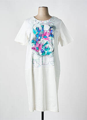 Rochie midi alb QUATTRO femeie