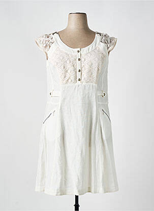 Rochie midi alb QUATTRO femeie