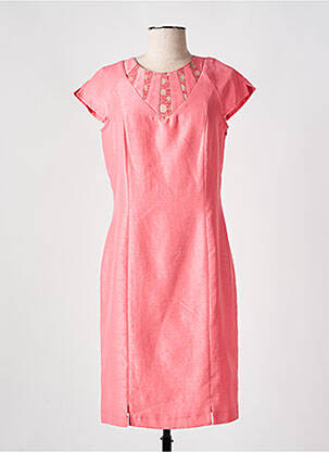 Rochie midi roz QUATTRO femeie