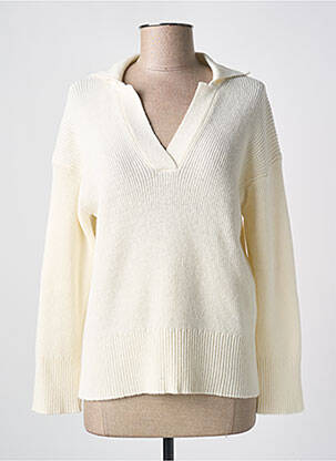 Pulover alb MARIA BELLENTANI femeie