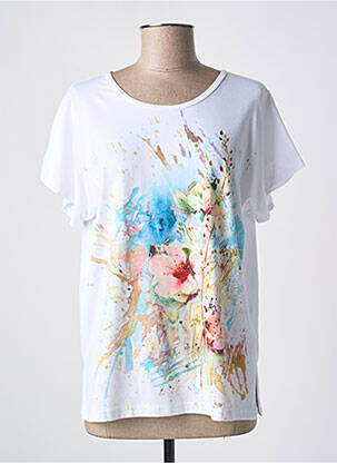 Tricou alb QUATTRO femeie