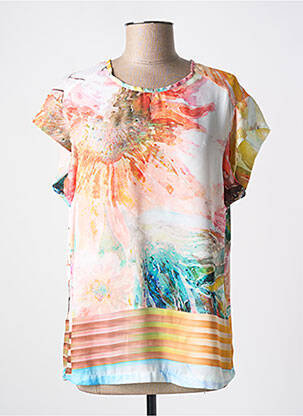 Top portocaliu QUATTRO femeie