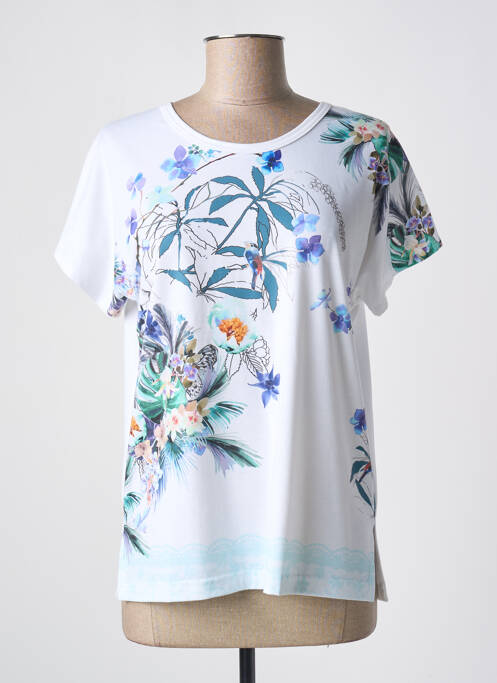 Tricou alb QUATTRO femeie