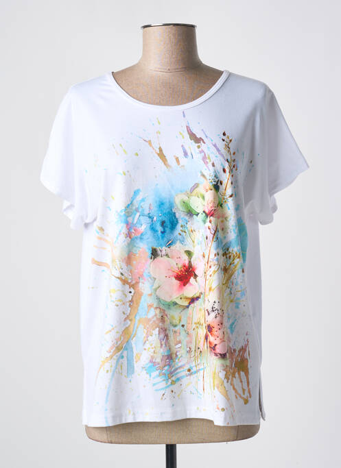 Tricou alb QUATTRO femeie