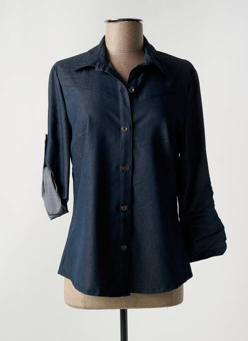 Cămașă croială cambrată mâneci lungi albastru QUATTRO femme