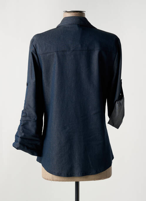 Cămașă croială cambrată mâneci lungi albastru QUATTRO femme