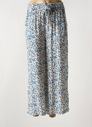 Pantalon drept albastru QUATTRO femeie