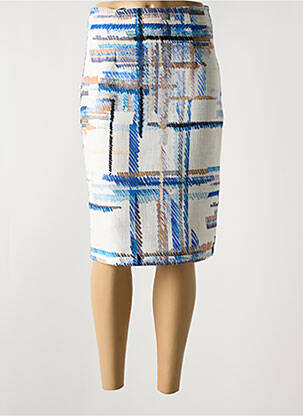 Fustă midi albastru QUATTRO femeie