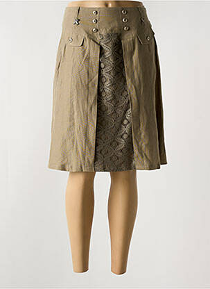 Fustă midi verde QUATTRO femeie