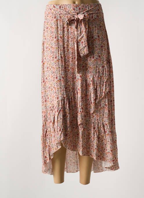 Fustă midi roz QUATTRO femeie