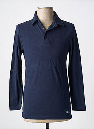 Polo albastru BRISE LAMES bărbat