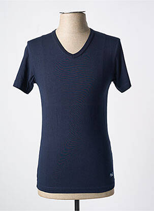 Tricou albastru BRISE LAMES bărbat