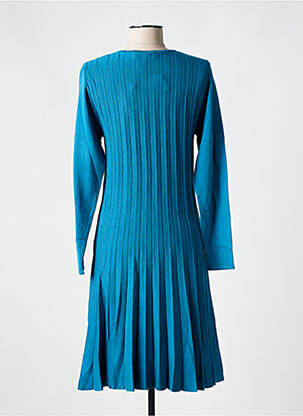 Rochie midi mâneci lungi mâneci lungi albastru MD'M femeie