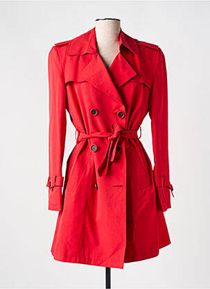 Trench roșu MAELO femeie