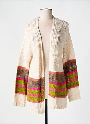 Vestă cu mâneci lungi bej CISO femeie