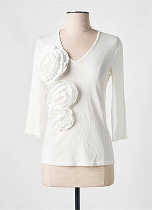 Tricou alb COTTONADE femeie