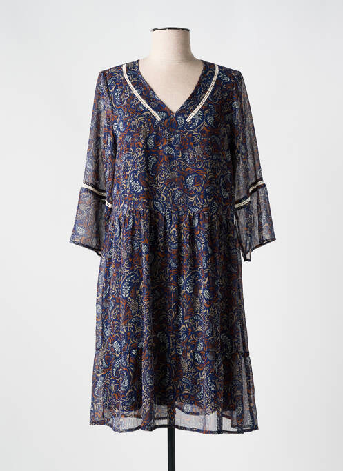 Rochie midi albastru MERI & ESCA femeie