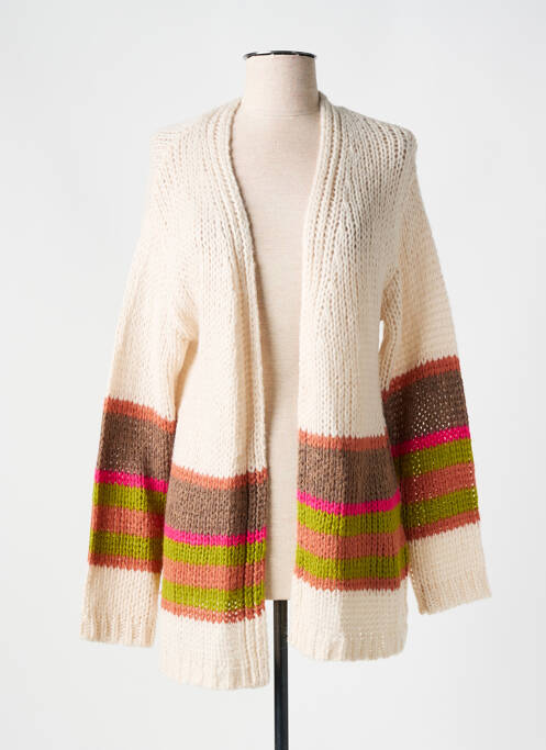 Vestă cu mâneci lungi bej CISO femeie