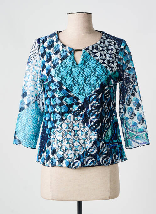 Top albastru CHRISTINE LAURE femeie