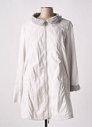 Palton lung gri WHITE LABEL femeie